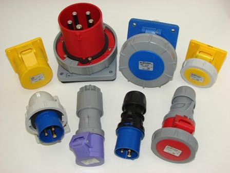 ABL Industrial trailing plugs and sockets, CEE appliance inlets, Panel Mounted Sockets 