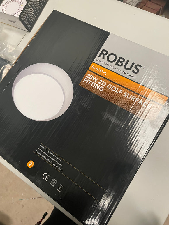 Robus R282D+L 28W 2D Golf Surface Fitting Light