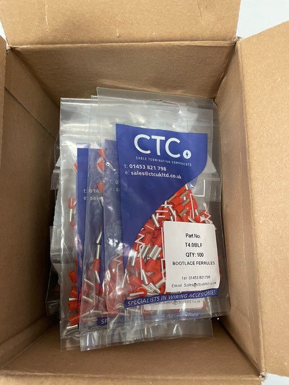 CTC K22 Insulated Ferrule Pack Bundle [100 per pack]