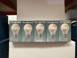 Crompton Lamps 25W GLS 50mm Dia Pearl 240V BC-B22D