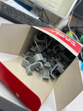 Cable Fixing Clips 10.0mm T+E Grey (9x18) Flat 500 pcs