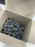 Cable Fixing Clips 1.0-1.5mm Single T+E Grey 400 pcs