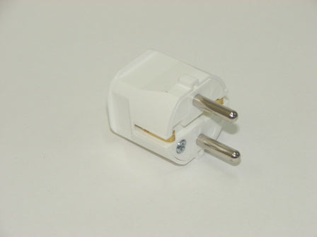 Schuko 1116110 White 2P 16A Thermoplastic Plug 