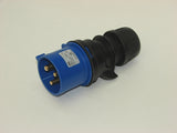 Industrial CEE Plug 3P 32A 240V IP44 ABL Code S32SL20