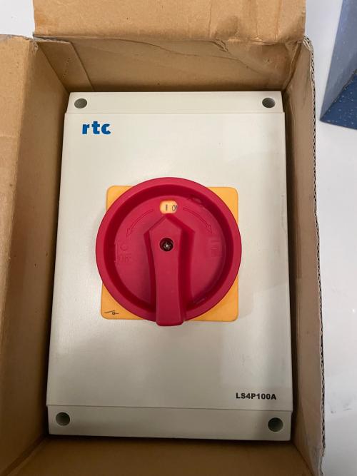 Rotary Isolator RTC LS4P100 4P IP65 1th 100A AC23 37kW