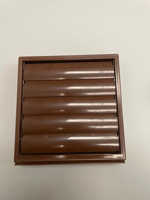 6" Gravity Louvre Vent Grill Brown [Box of 6 pcs]