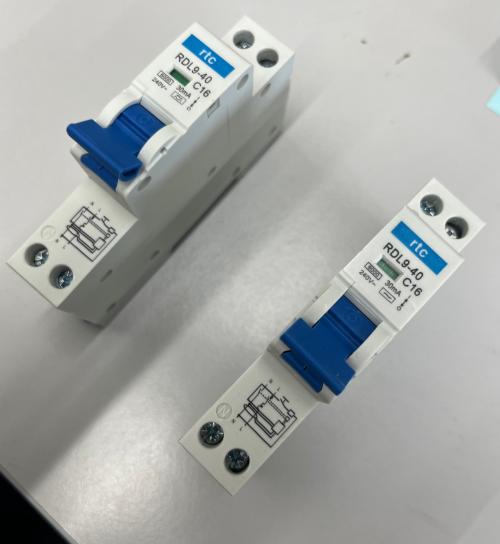 Bi-Directional RCBO C16A 30mA Single Module 2P [AC / A]